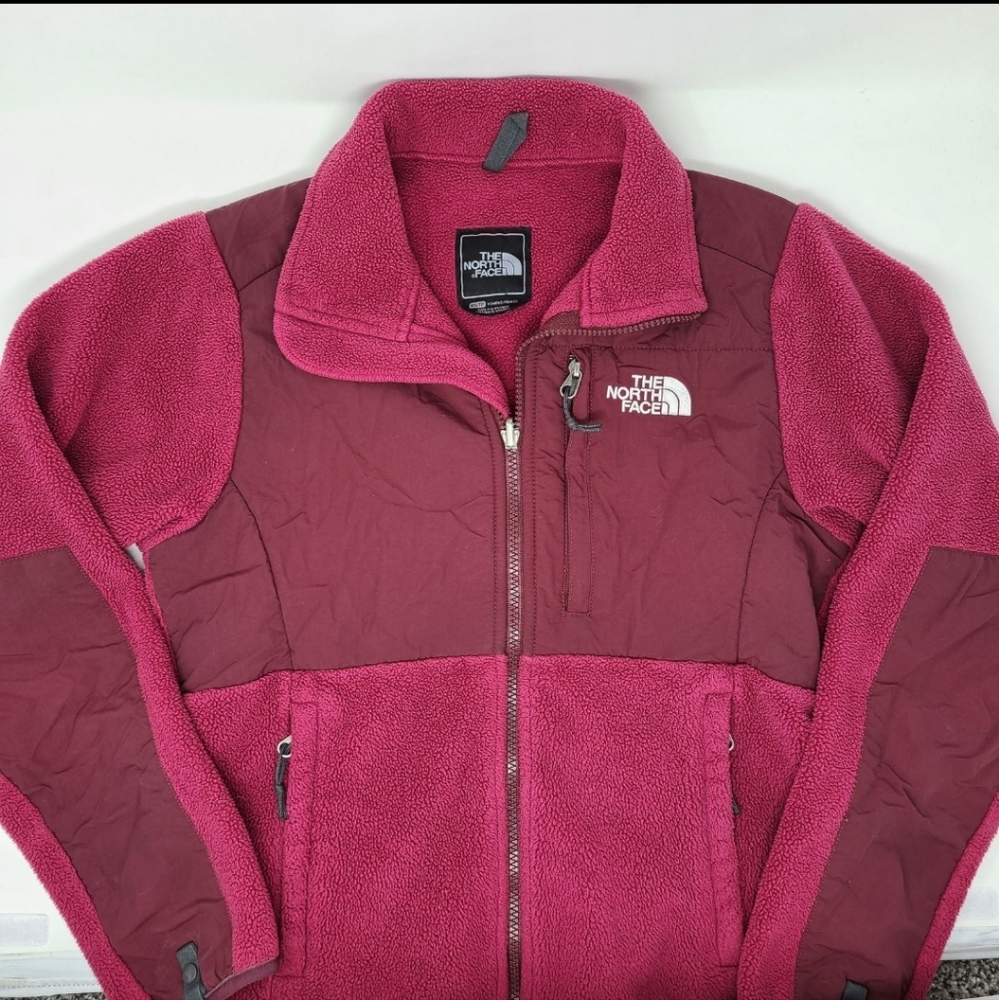 The North Face Denali Fleece Jacket Polartec Pink Size XS Full Zip TNF Women
